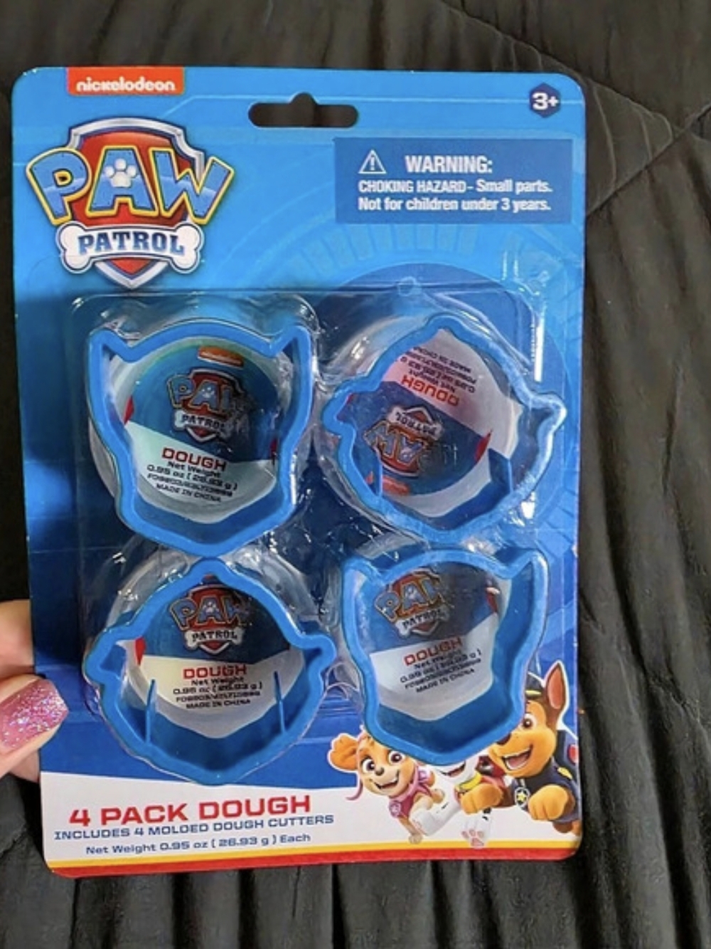 PAW Patrol 4 Pack Dough with Cutters NWT